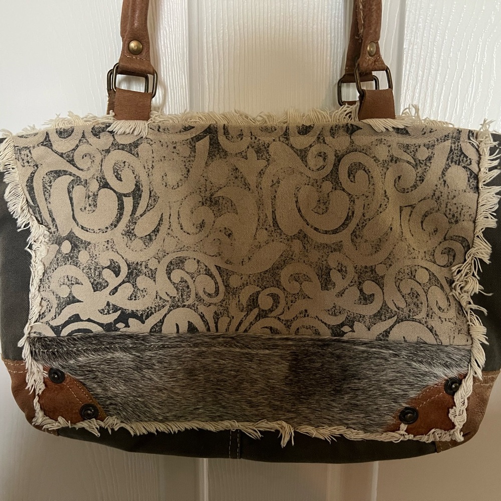 Myra Bag Brown, Gray and Cream Women's Bag EUC. JUST REDUCED!!!